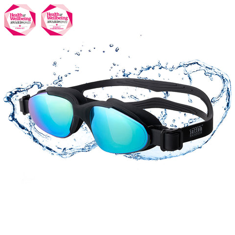 Sutton Swimwear SURF swimming goggles including prescription lenses