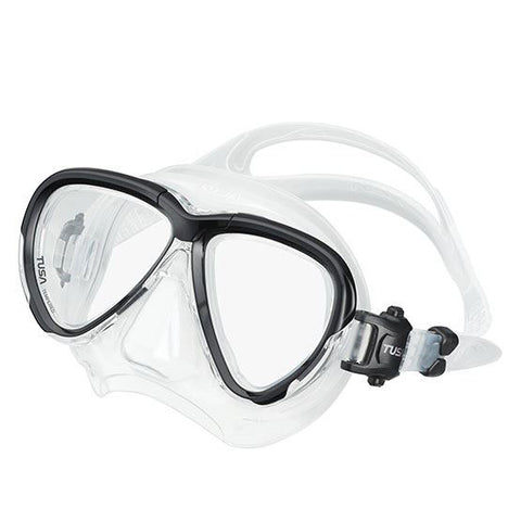 TUSA Intega (M-2004) diving mask including prescription lenses